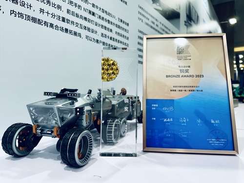 证书奖杯与模型图